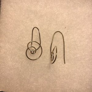 Handcrafted Silver Wire Earrings